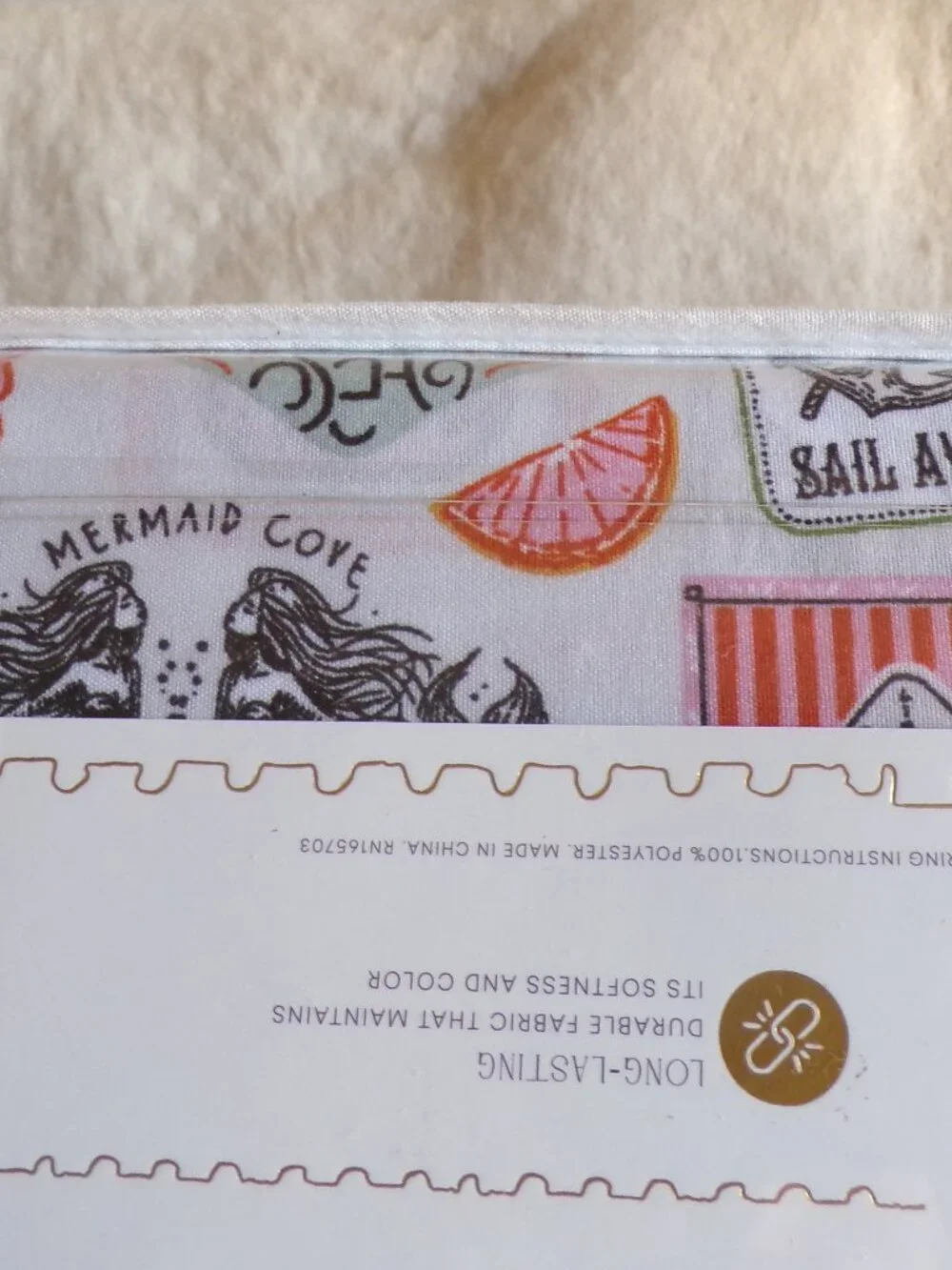 Brewster By The Sea Full Size Sheet Set Mermaids Ocean Spirit Sail Away 6 pc NEW